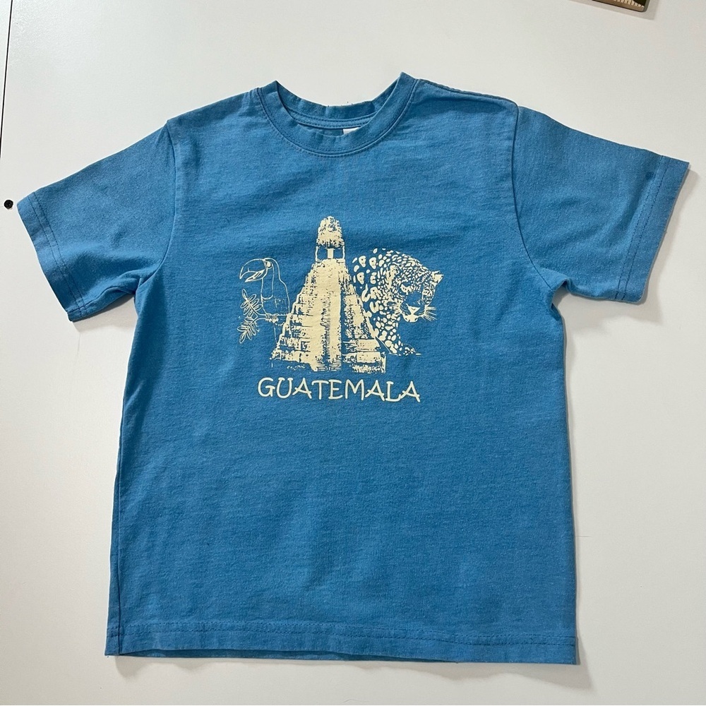 Guatemala Blue Graphic Kids T-Shirt